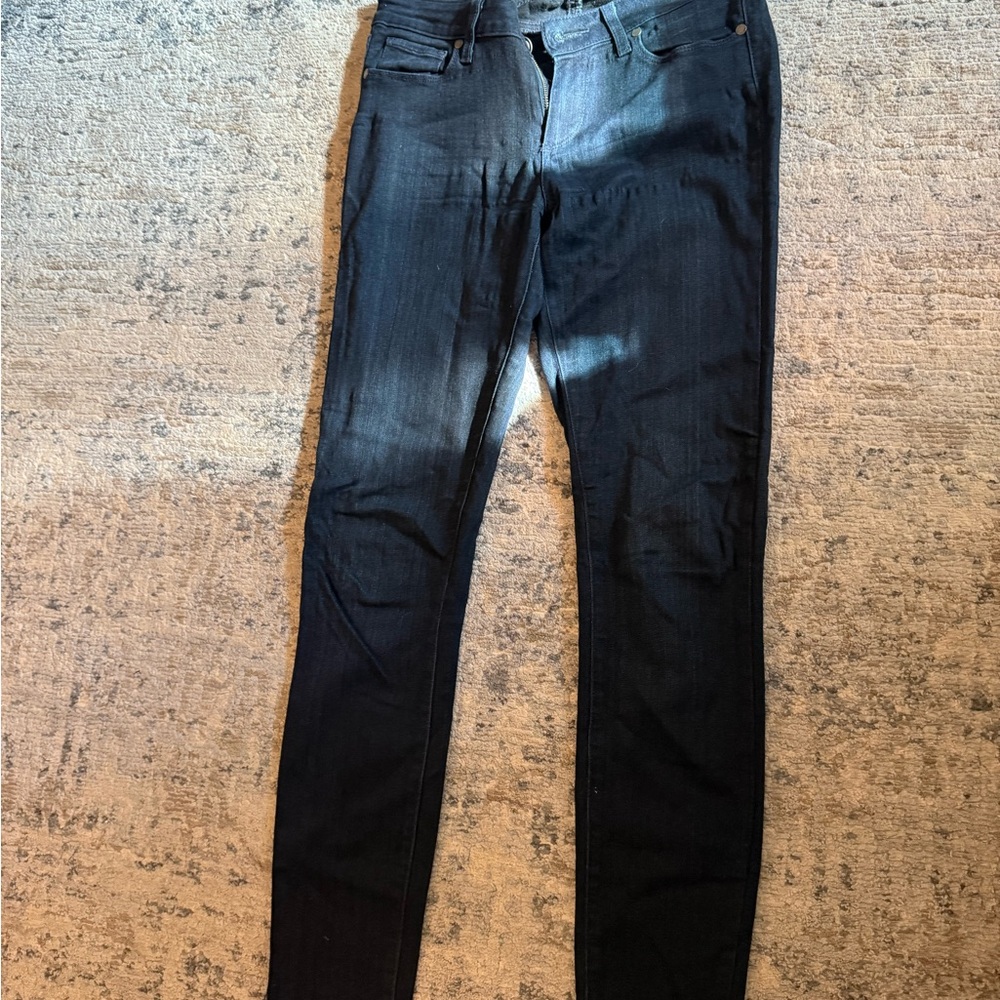 PAIGE Black Skinny Jeans Classic Fit